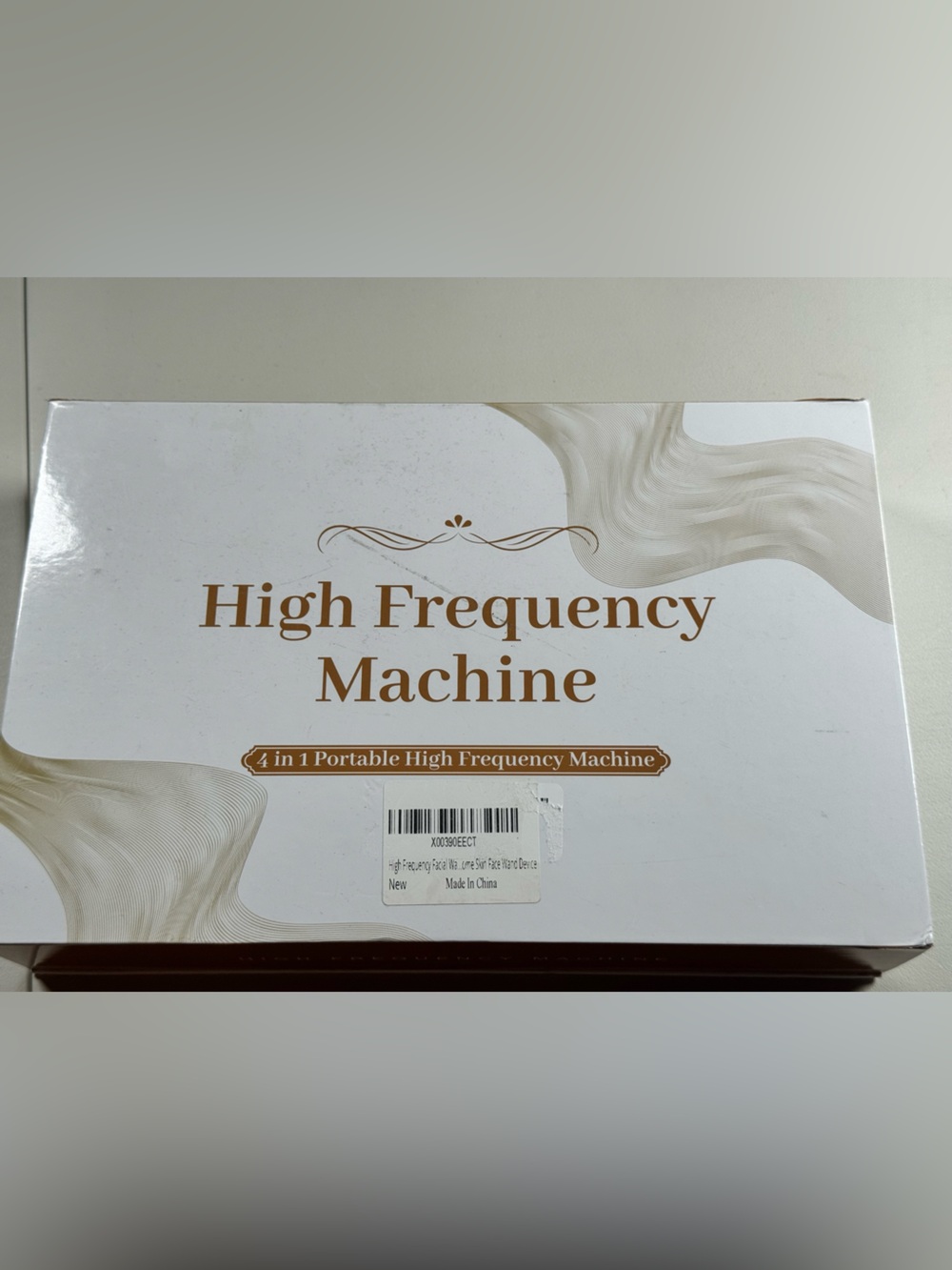 High Frequency Facial Wand Machine 4-in-1 Skincare Tool w/ Glass Electrodes